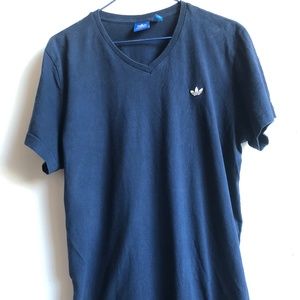 Adidas Navy Blue T-Shirt Large